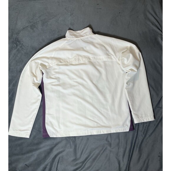 Rbk Jacket Women Large White Outdoors Transitional Easy Everyday Boatride Lounge - Picture 12 of 14